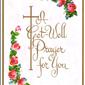 "A GET WELL PRAYER FOR YOU" MASS CARD
