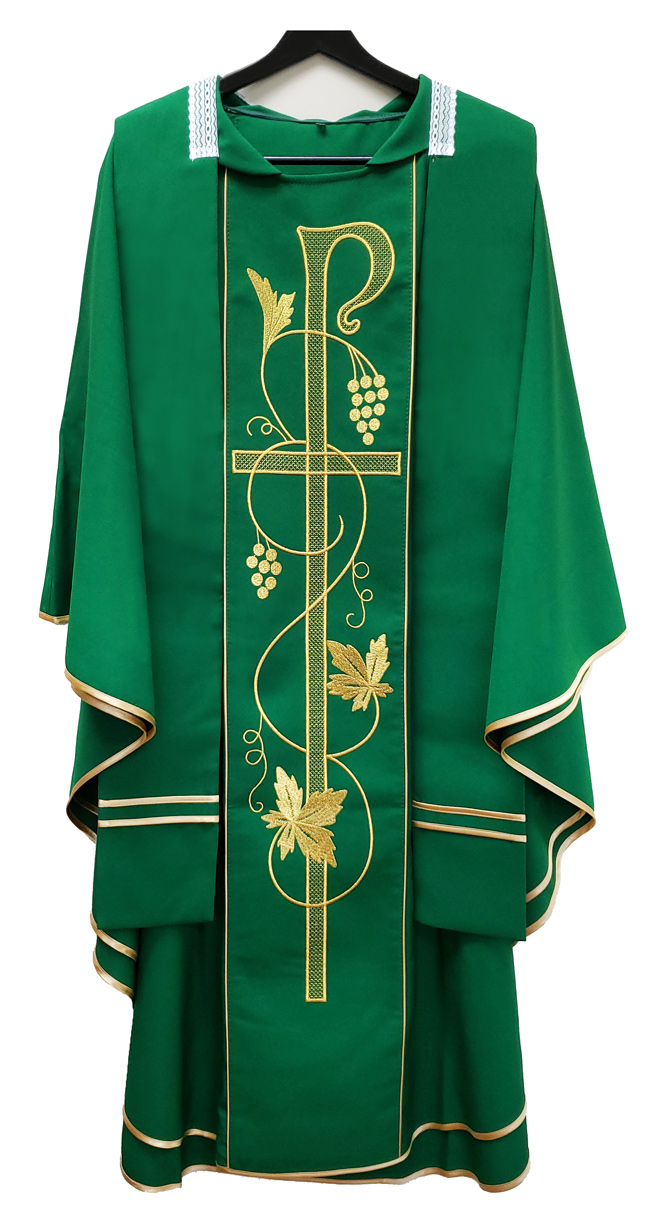 CHI RHO VESTMENT - GREEN