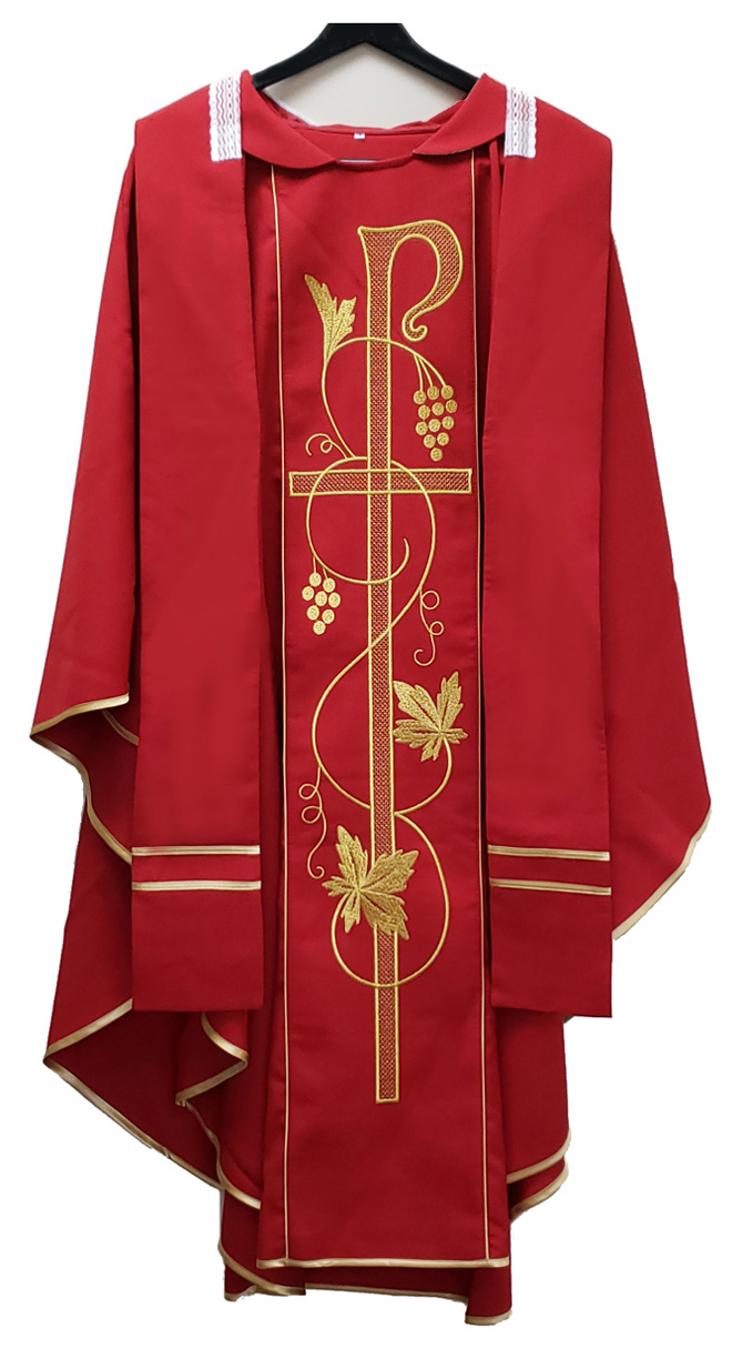 CHI RHO VESTMENT - RED